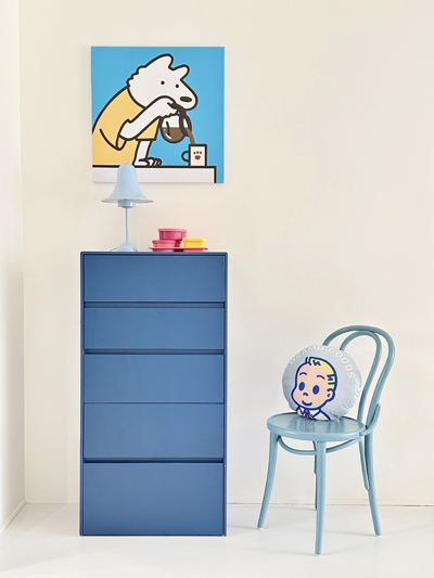 Tủ ngăn kéo màu pantone