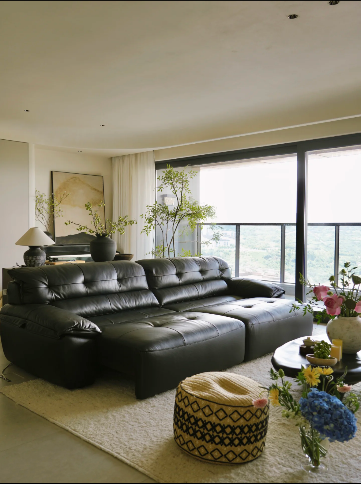 Sofa bọc da thông minh 22898AG