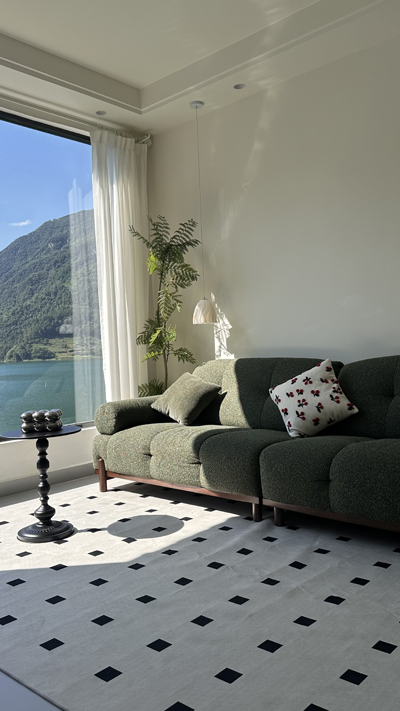 Sofa màu xanh rừng - 210019A