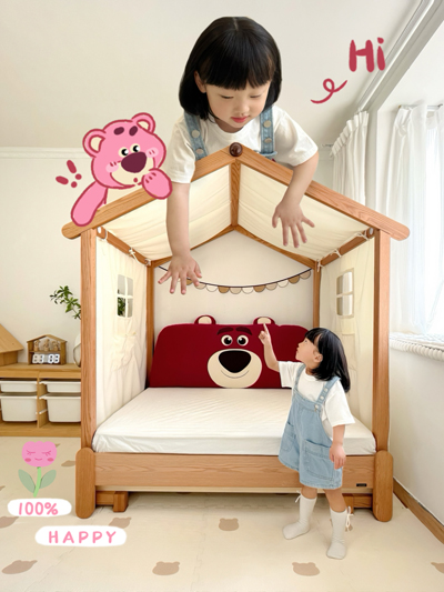 Giường ngôi nhà Gấu dâu Lotso